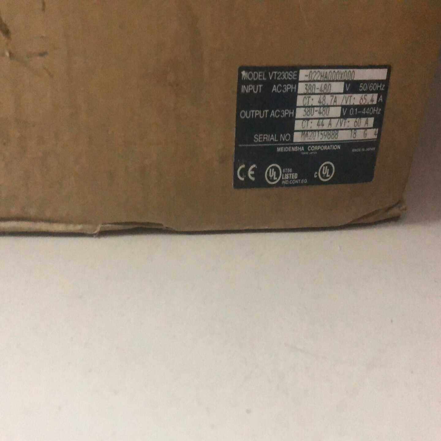 议价明电舍vt20s.22千瓦变频器二台全新保用单价4