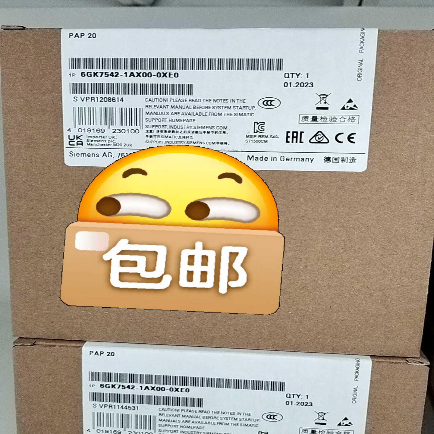 西门子6GK7542-1AX00-0XE0全新原装未开封~询价