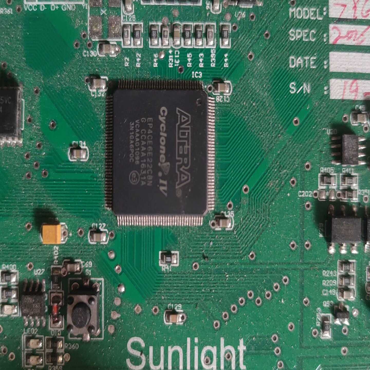 议价阿特拉EP4CE6E22C8N芯片板，一色板20张，单价80