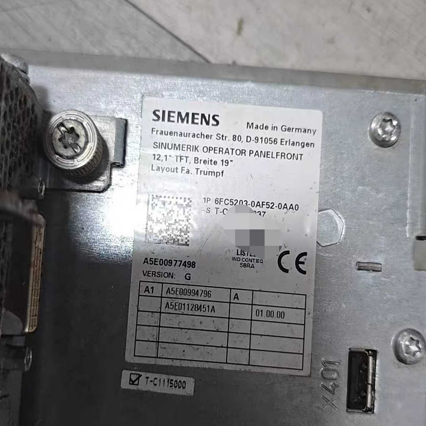 6FC5203-0AF52-0AA0成色漂亮功能完好议价出--议价商品