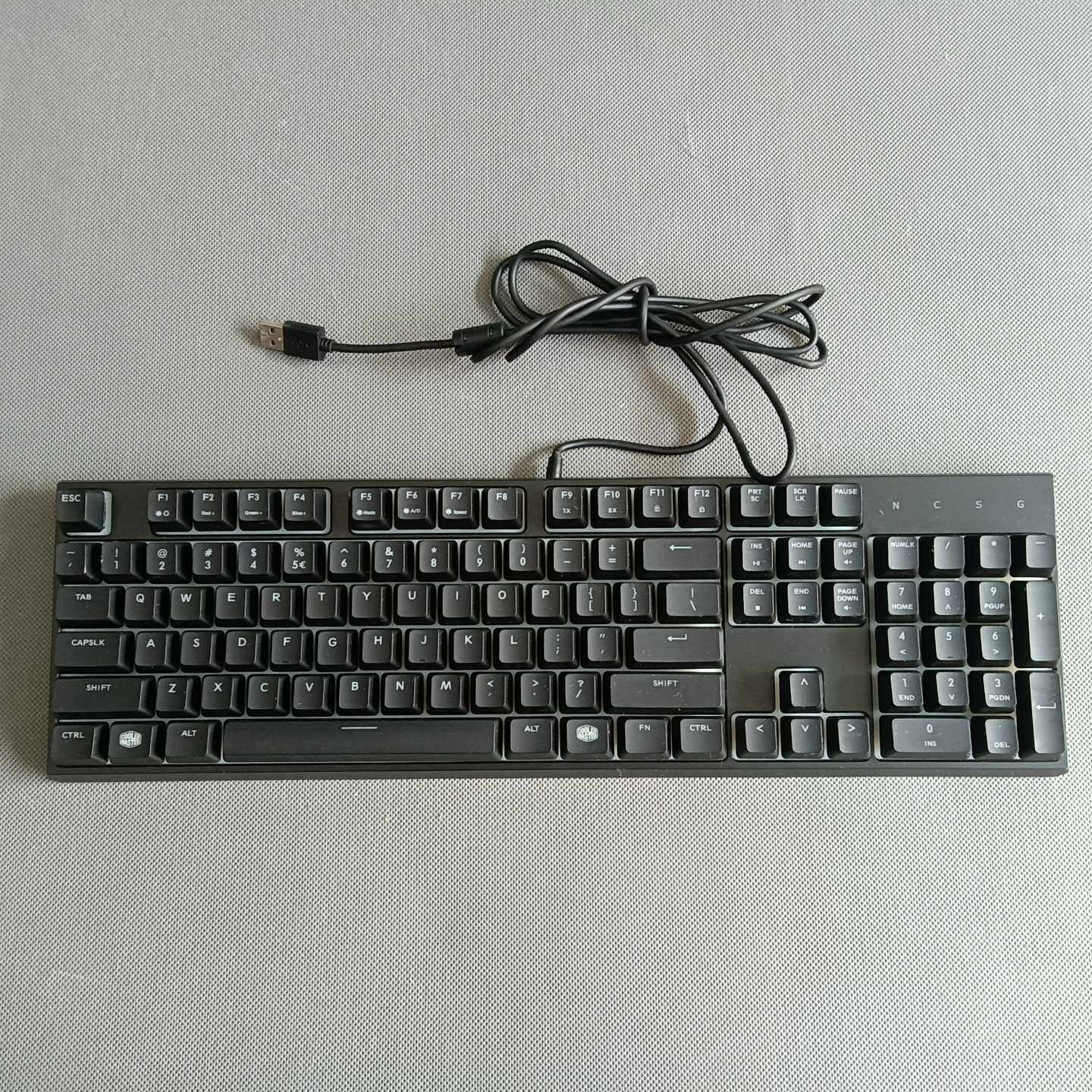 询价~ 酷冷至尊 MS-121 RGB 白轴机械键盘