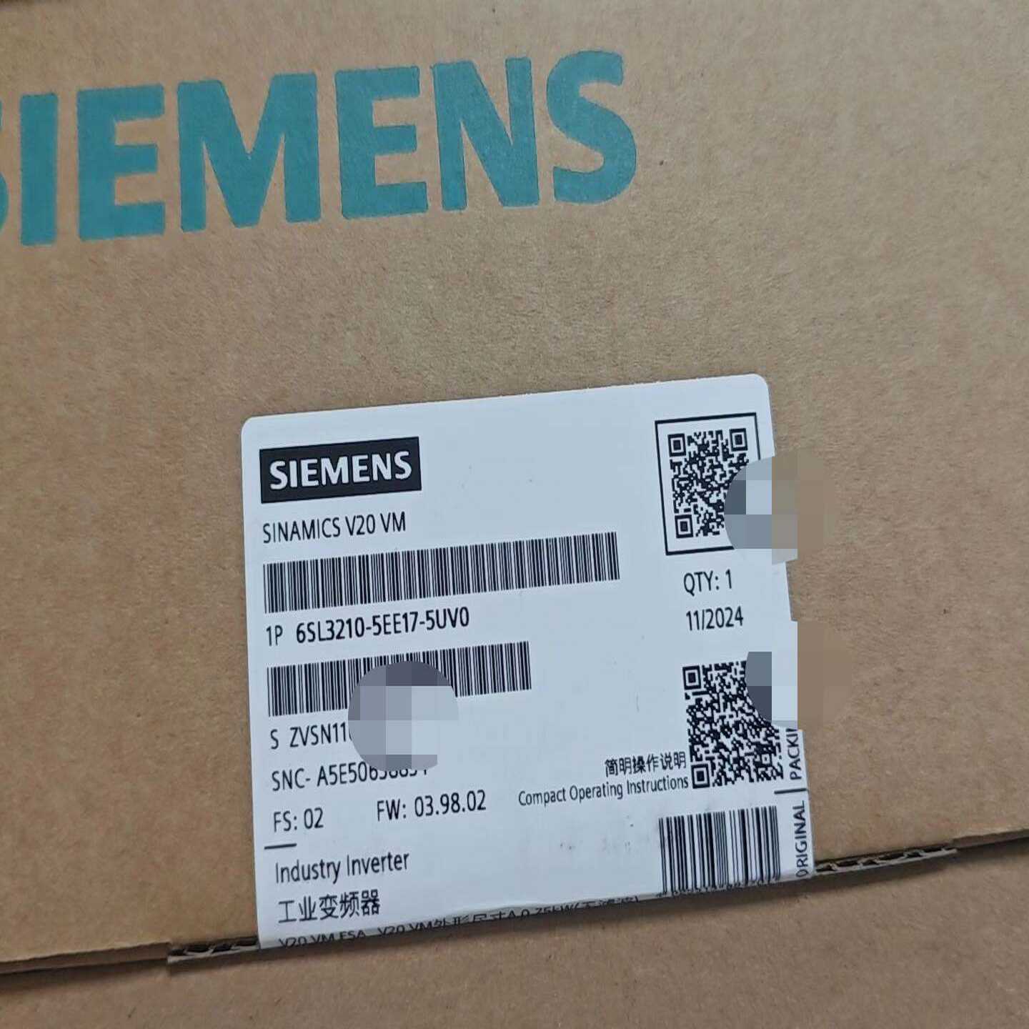 6SL3210-5EE17-5UV0--议价商品