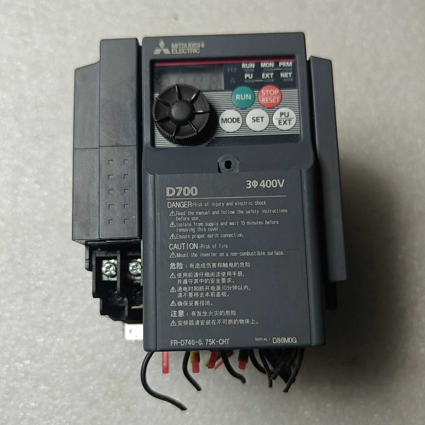 三菱D700变频器，FR-D740-0.75K-CHT议价