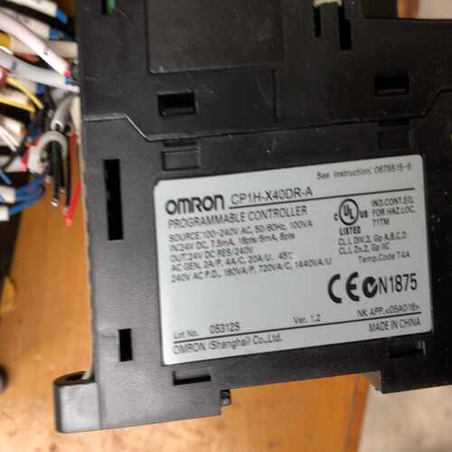 咨询-CP1H-X40DT-D，1.2版本，