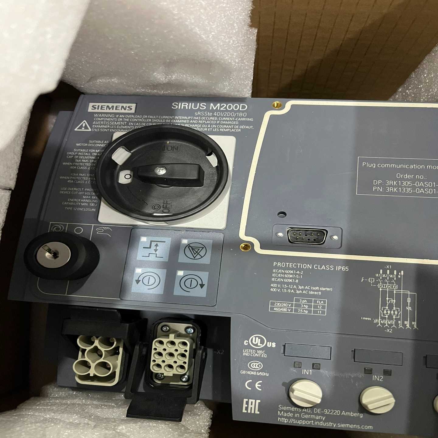 全新 3RK1395-6LS71-3AD3 西门子电机启动器--议价商品