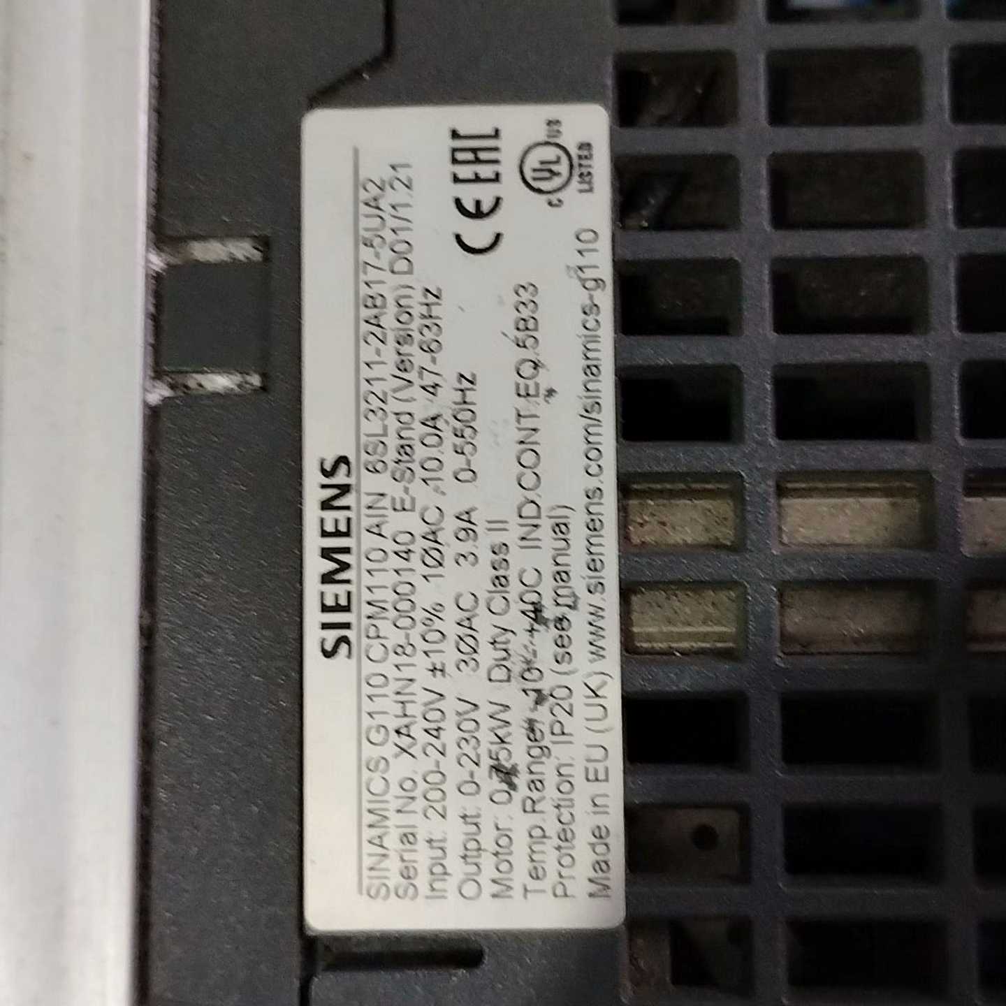咨询-变频器6SL3211-2AB17-5UA2