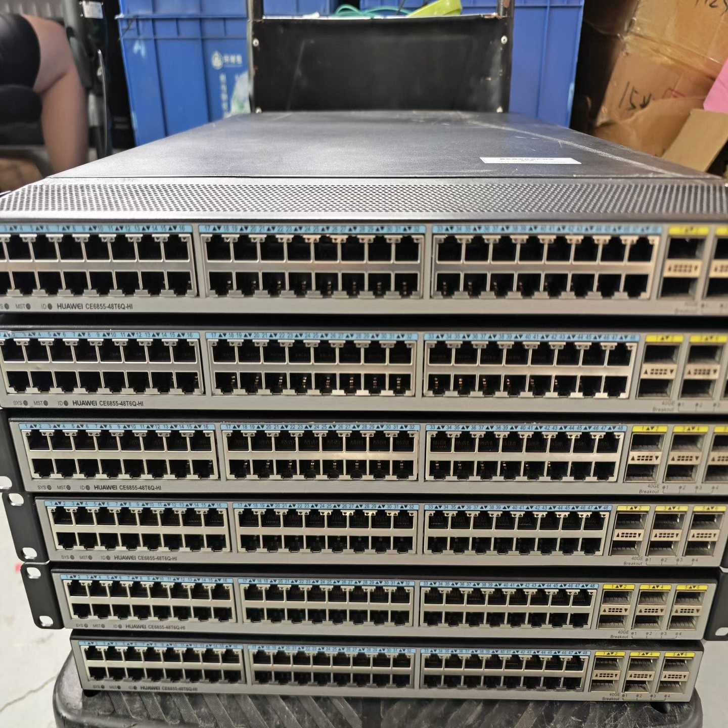 询价华为CE6855-48T6Q-HI数据中心万兆电口交换机
