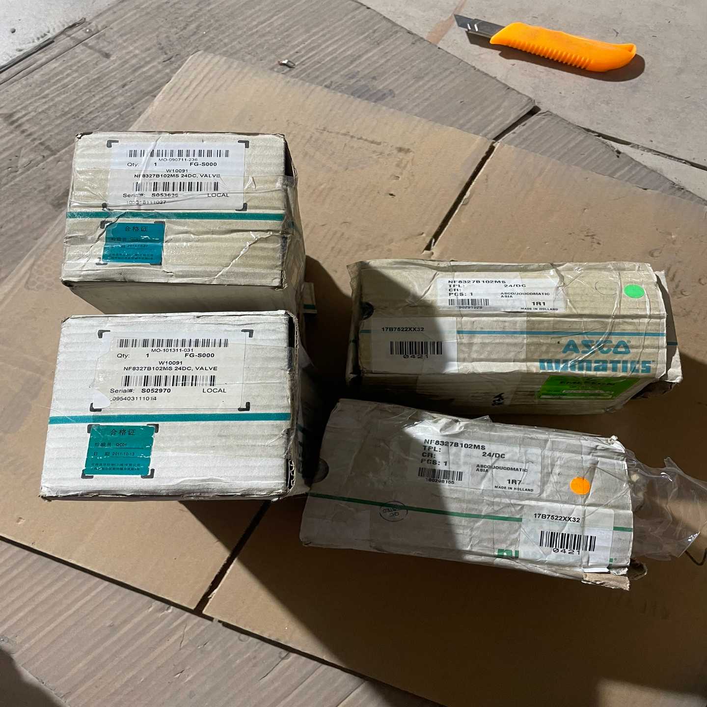 【议价】ASCO防爆电磁阀NF8327B102MS库存货物。适用