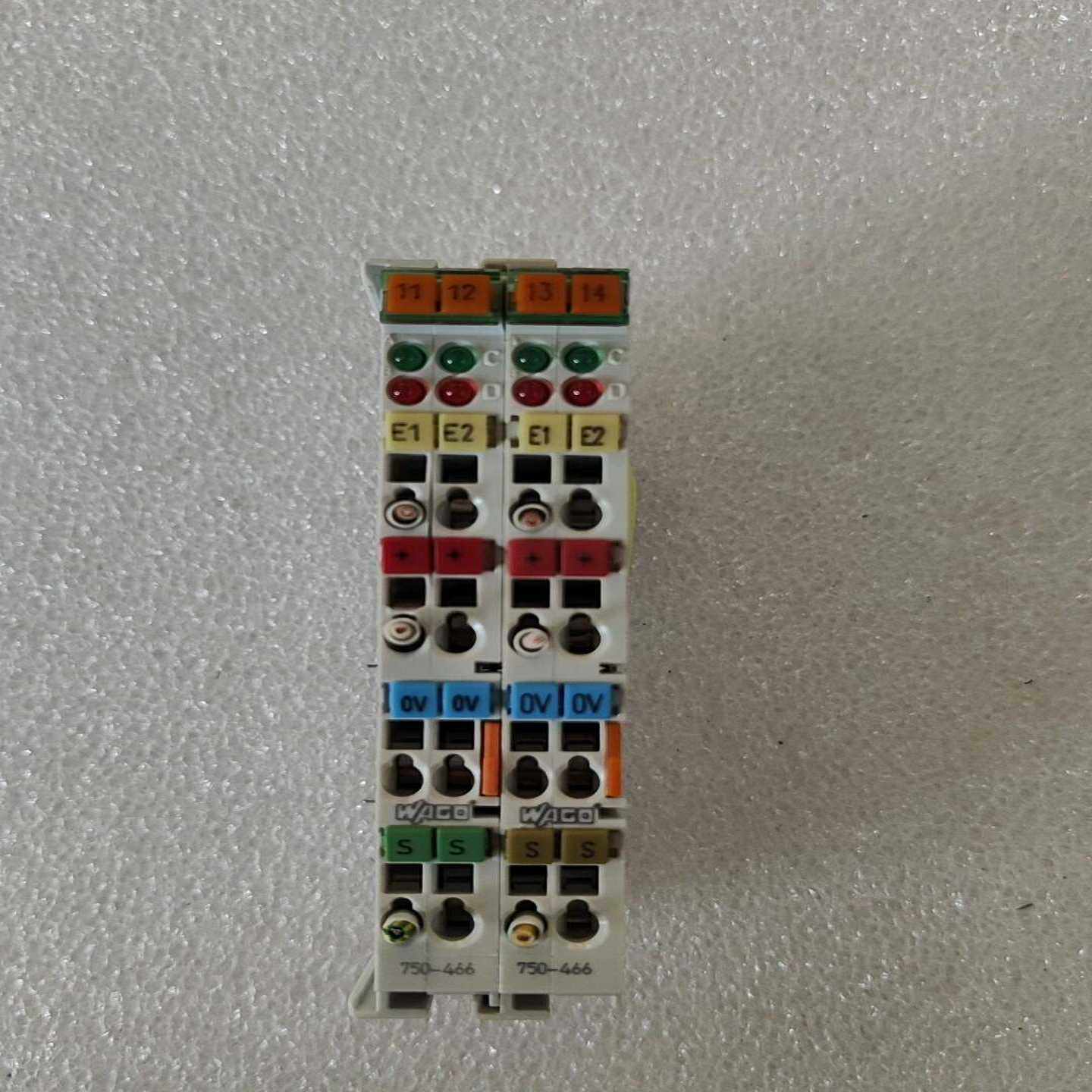 WAGO万可模块750-466，二手拆机，外观成色漂亮。实物--议价商品