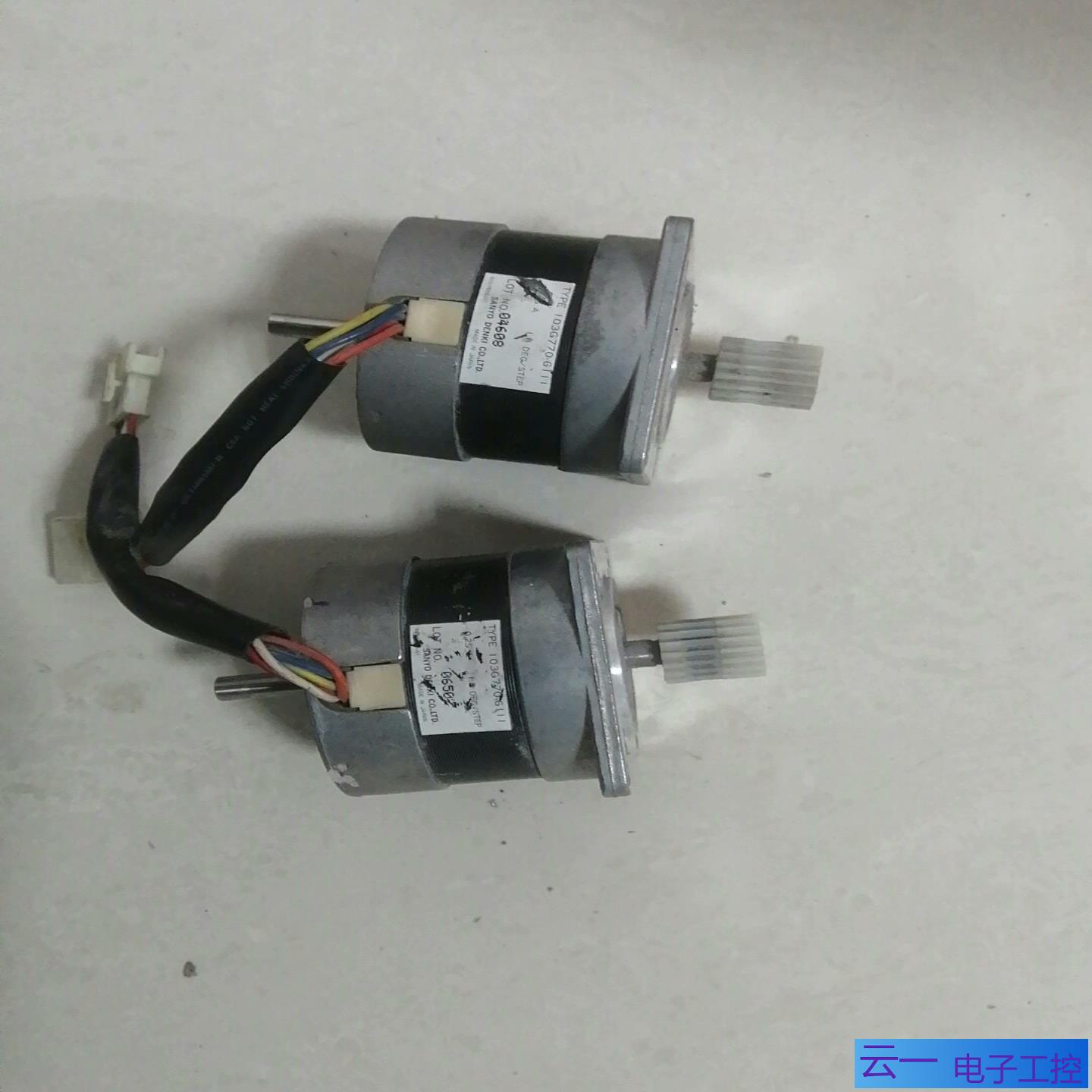 三洋步进电机型号103G770-6111件正常；议价