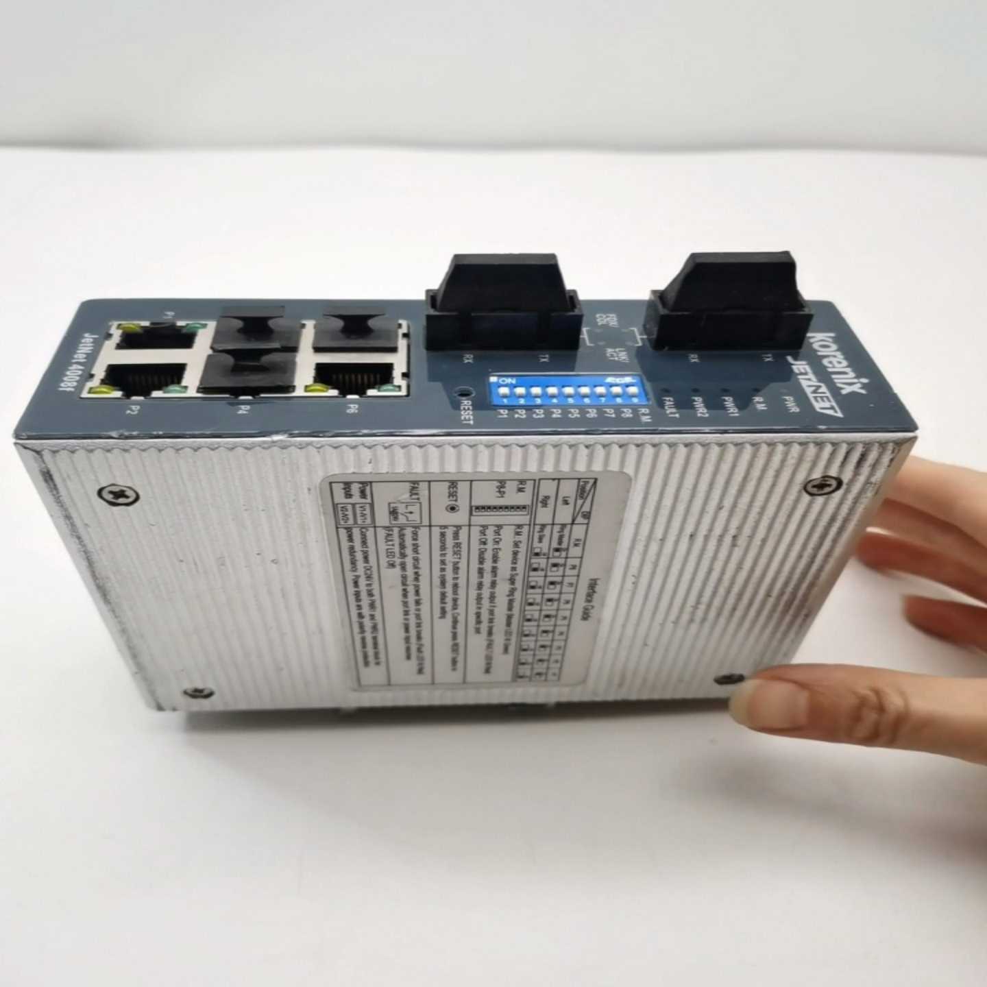 JetNet4008f-m原装拆机Korenix工业级智能--议价商品