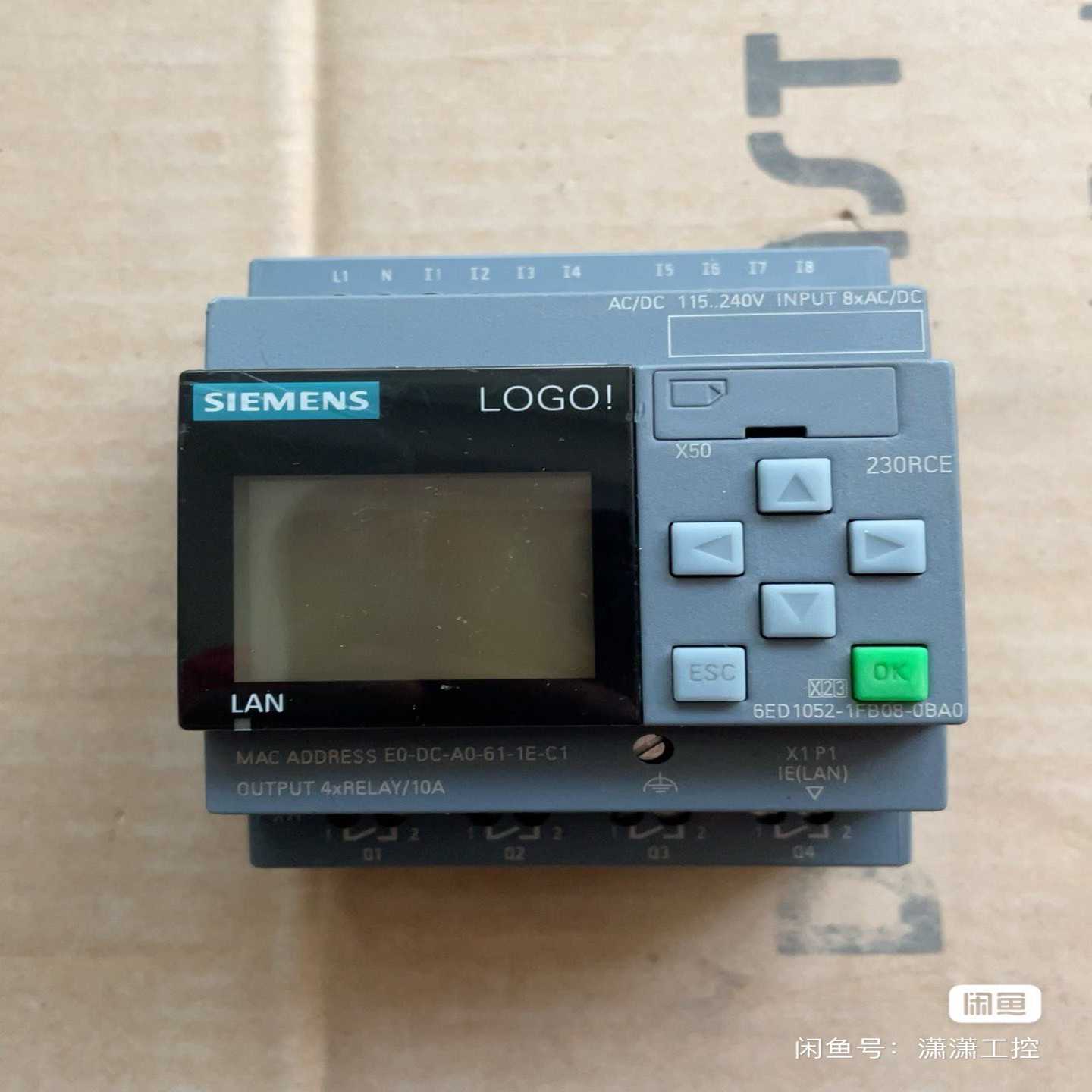 西门子Logo6ED1052-1FB08-0BA0功--议价商品