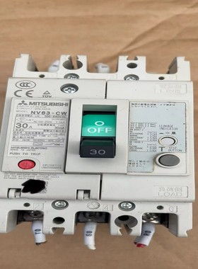 (询价)NV63-CW三菱漏电断路器3P30A 3P20A