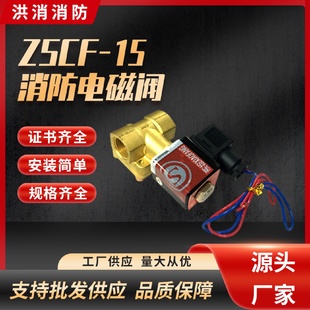15消防电磁阀加厚材质24V气压维持装 消防专用ZSCF 置配件12W常闭