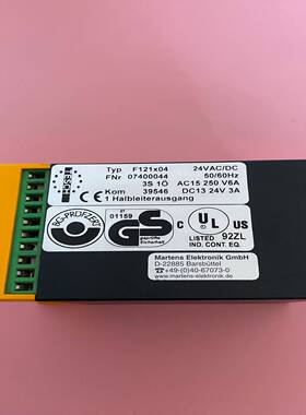 TESCH安全继电器F121x04F121*04询价