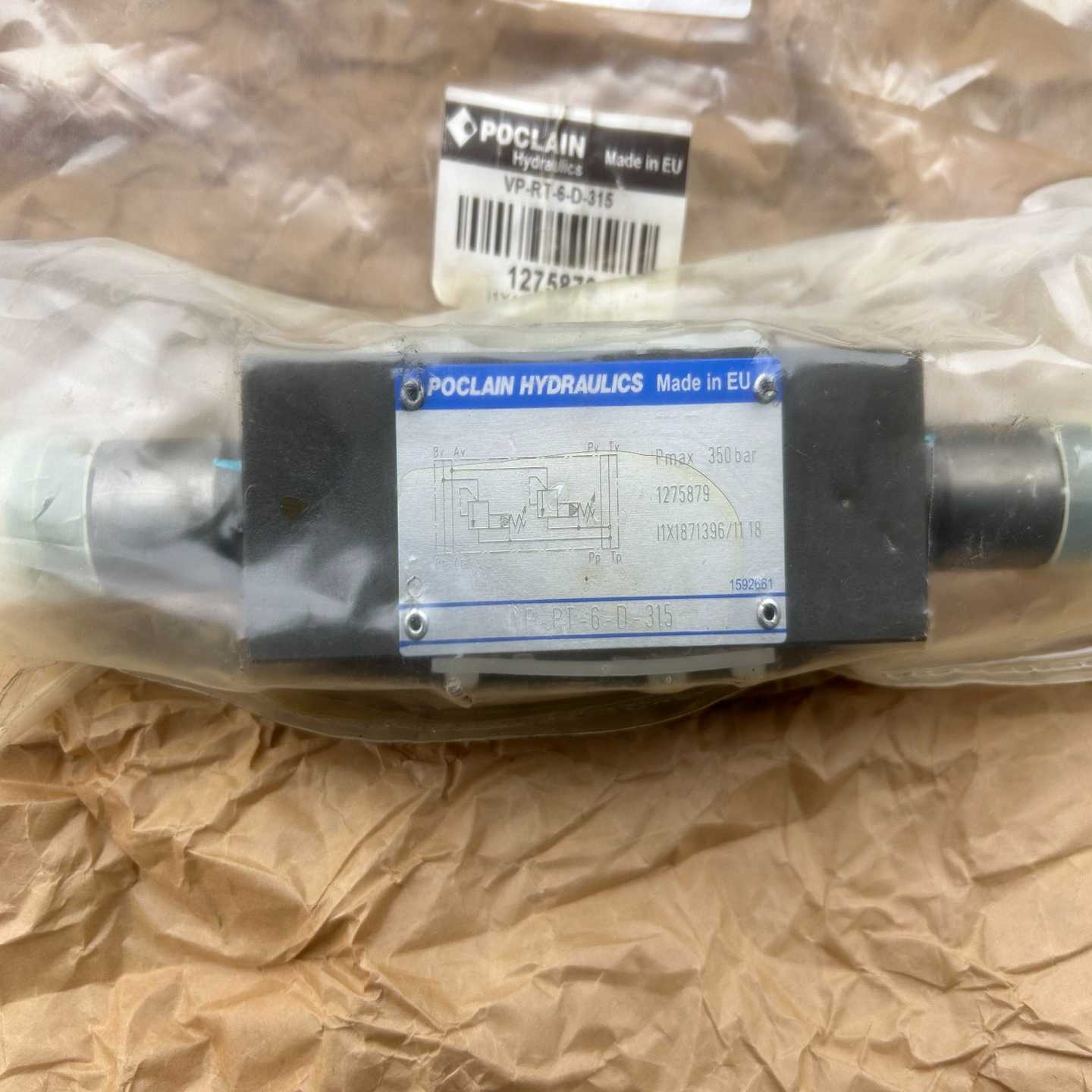 力士乐油研威格士波克兰POCLAIN双溢流阀AB口，VP-R适用