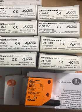 IFM易福门O5H201漫反射光电开关传感器，德国，询价