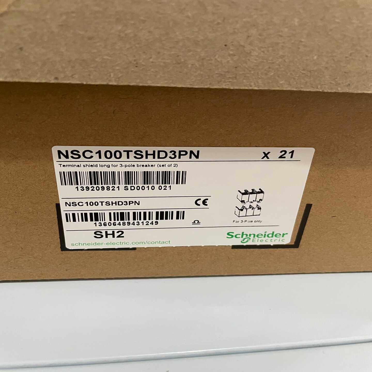 【议价】NSC塑壳断路器端子罩，订货号NSC100TSHD3P适用