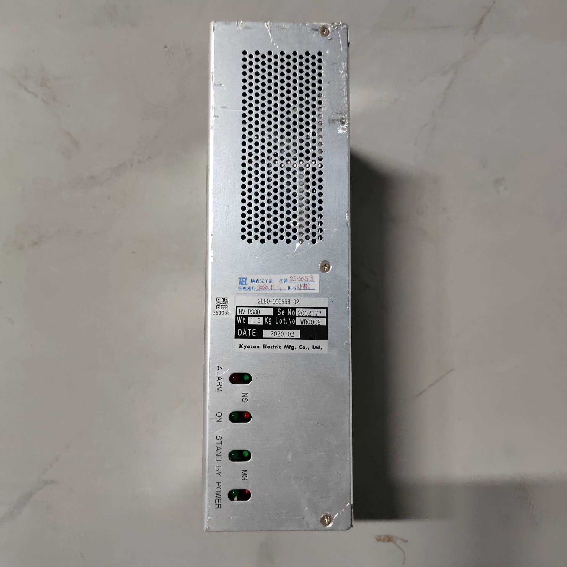 京三Kyosan高压电源HV-PS8D，型号2L80-000--议价商品