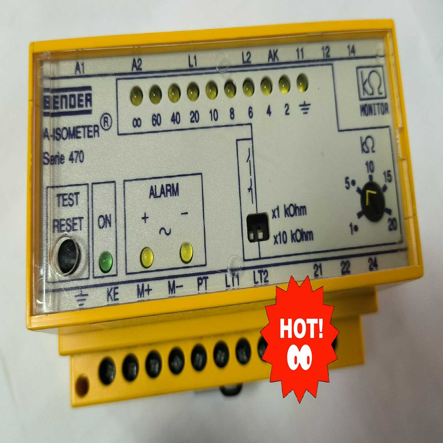 询价~Bender IR470LY-40 绝缘监测仪 绝缘电阻 I