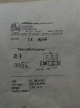 （议价)议价全新易福门 IFM OGP201 *