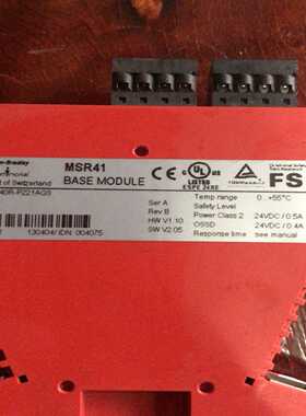 拆机AB罗克韦尔安全继电器模块，型号:MSR41-议价