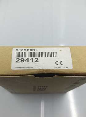 【议价】S18SP6DL邦纳光电开关带包装，适用
