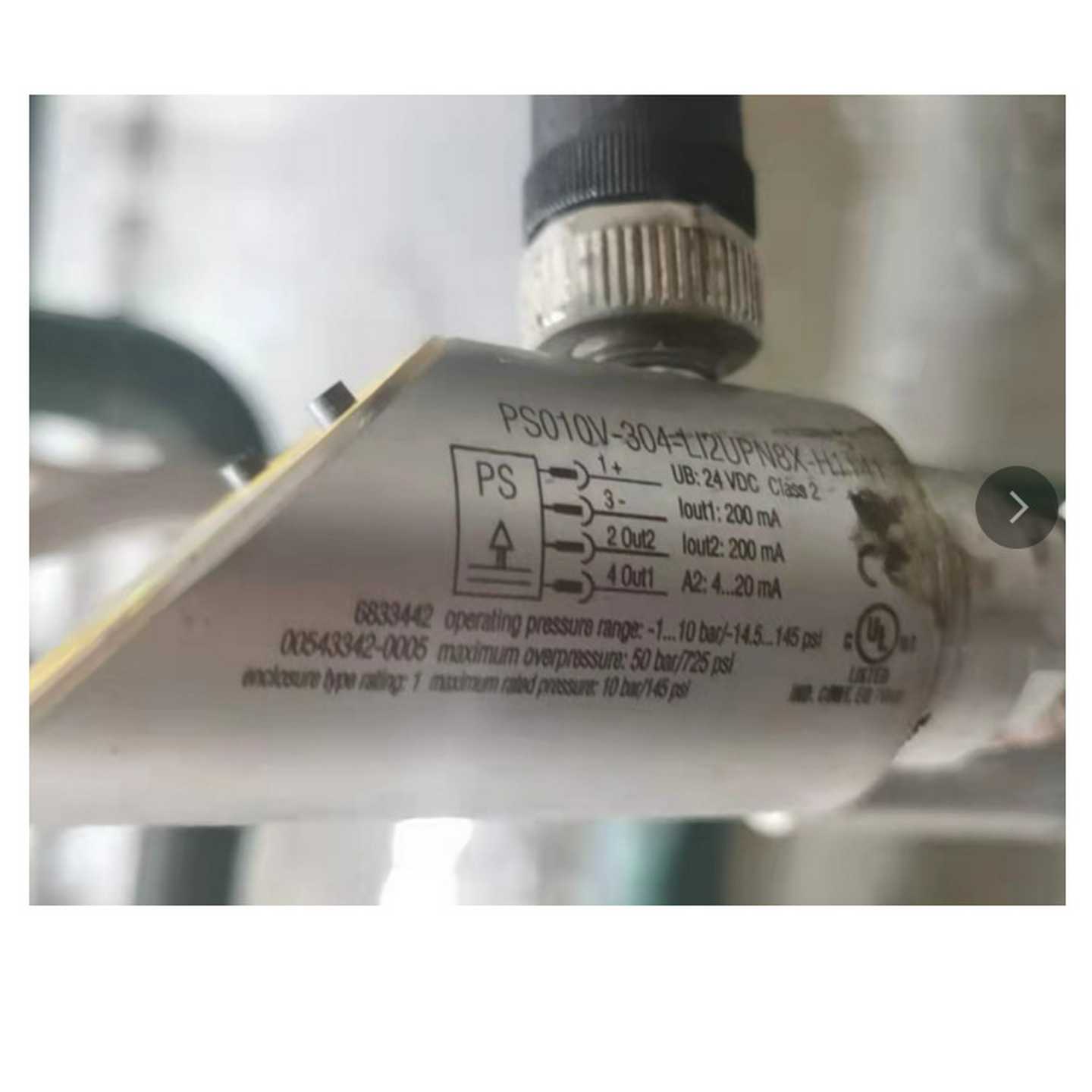 TURCK图尔克PS010V-304-LI2UPN8KX-H1141压力传感器