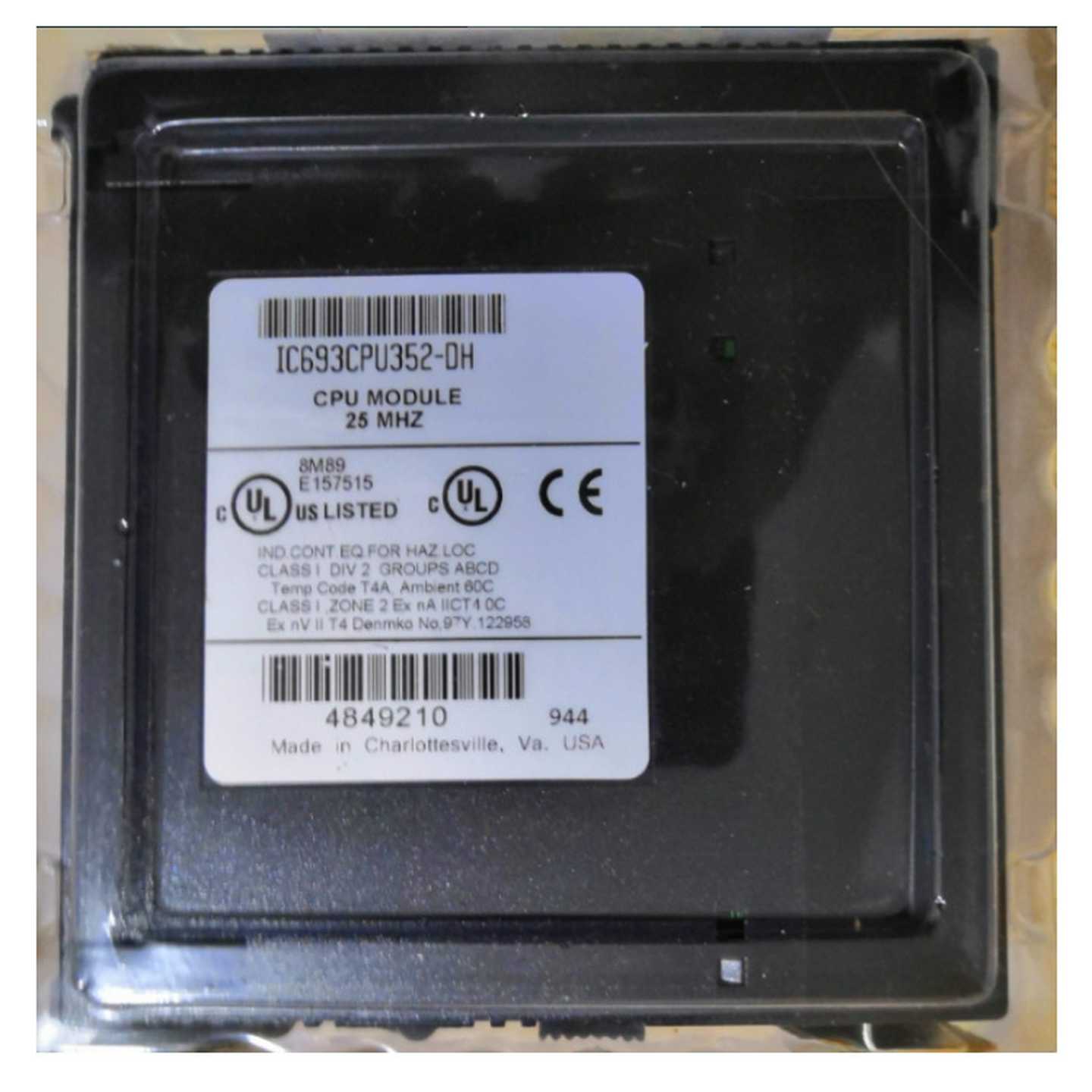 美国通用电气PLC模块IC693CPU3a52-DJ