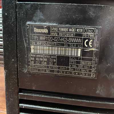 【星慕电子】力士乐MHP伺服电机修理 MHP112D-027-HG3-B