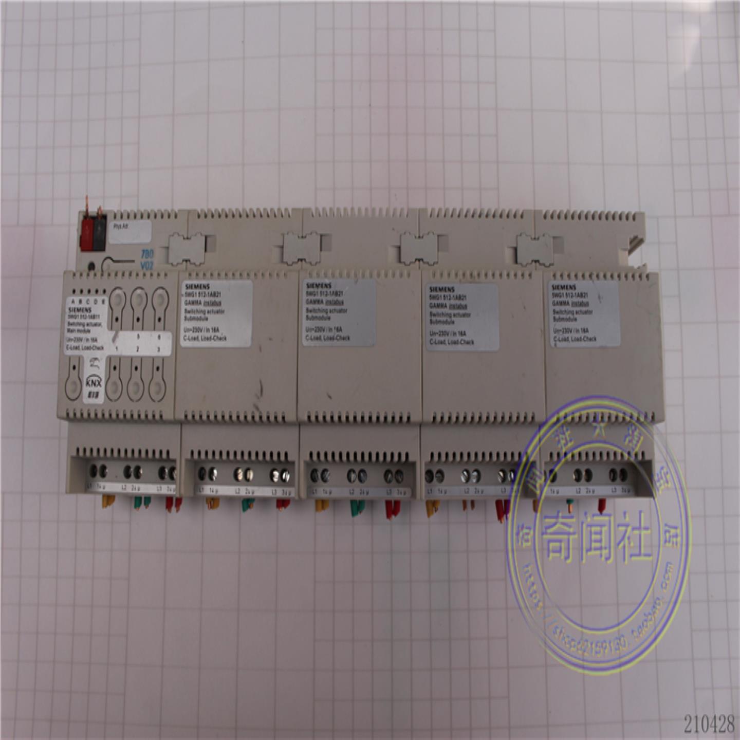 拆机 西门子5WG1512-1AB11-1AB21 楼宇PLC控制器模块 开关执行器