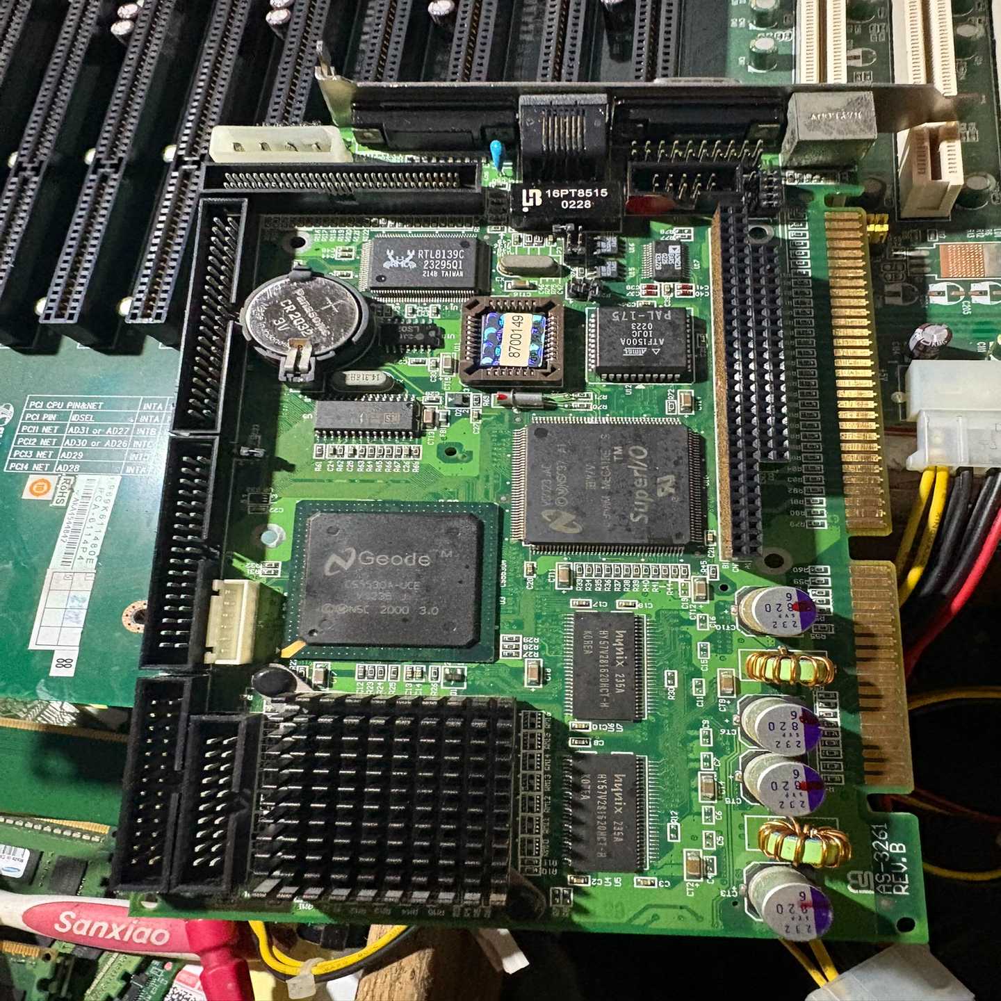 住友注塑机主板AS-3261REV.B半长板ISA询价