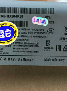 6GK7343-1EX30-0XE0 22年11月产保内未拆~询价