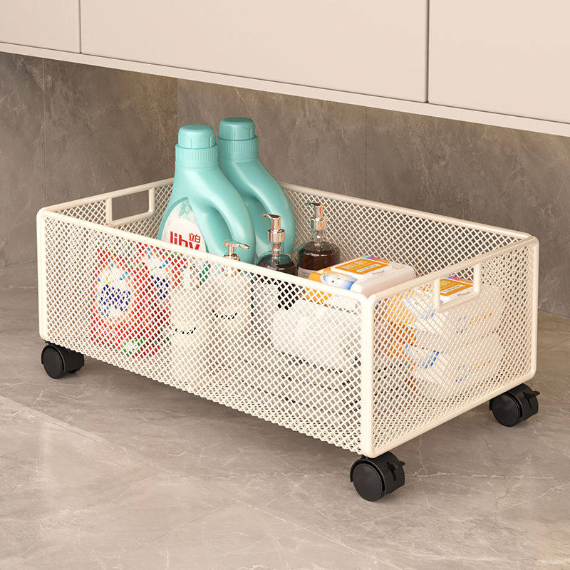 浴室柜下置物架卫生间收纳架可移动储物架洗衣机旁洗衣液神器