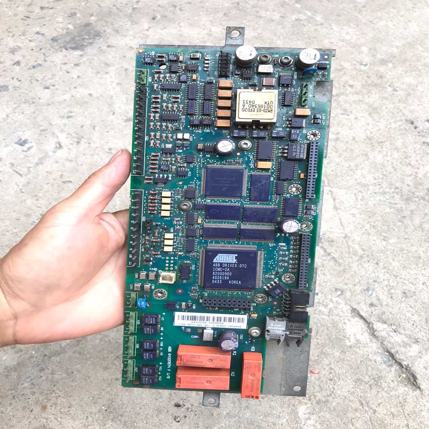 询价RMIO-02CABB变频器主板实物图