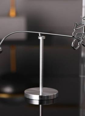 平衡小铁人牛顿摆球磁悬浮创意永动机桌面办公室装饰物理解压摆件