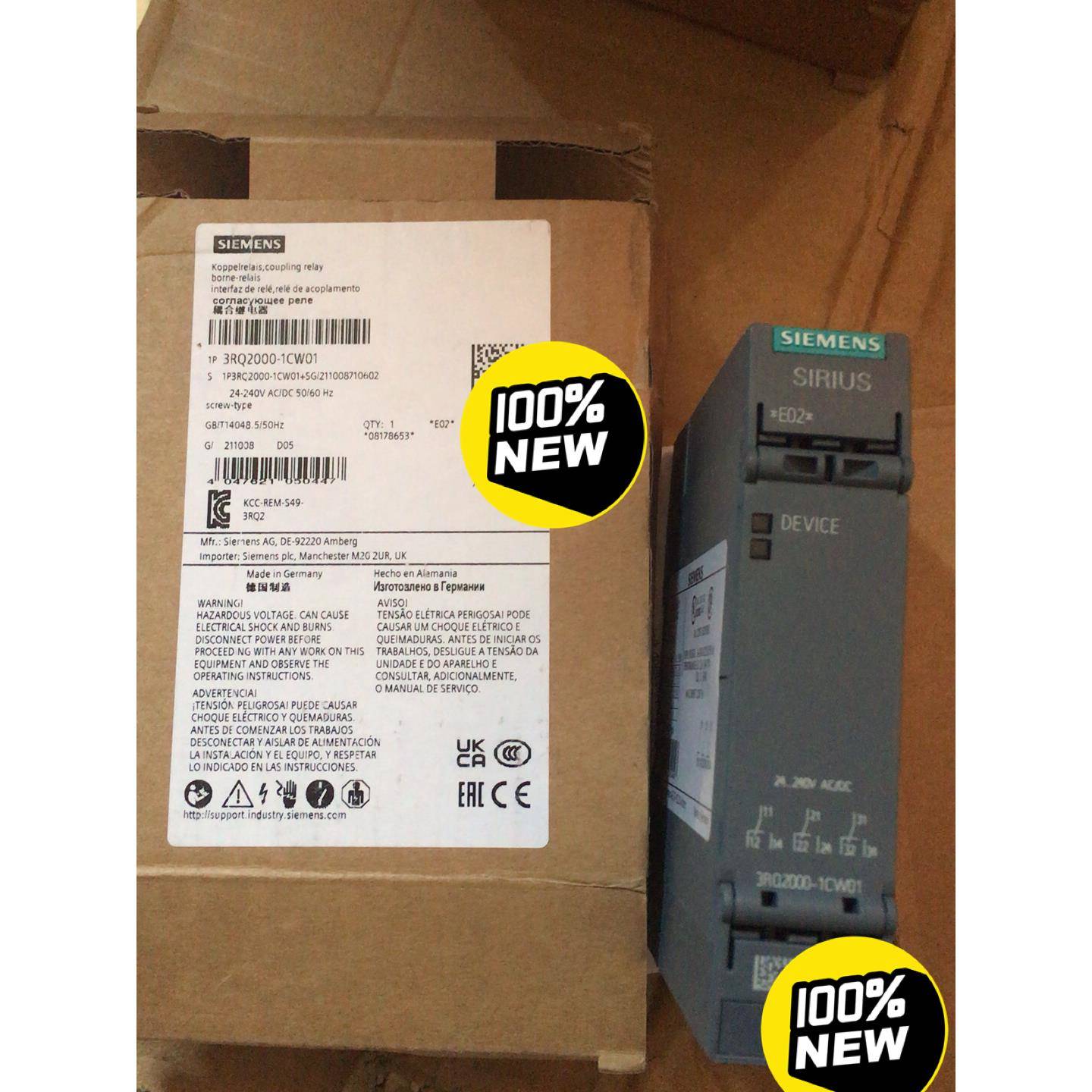 3RQ2000-1CW01 耦合继电器 拍