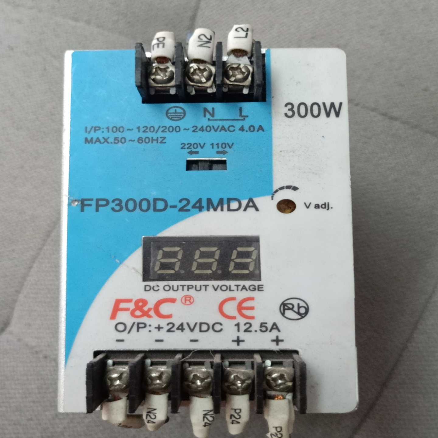 询价F&C嘉准导轨电源FP300D-24MDA24V30