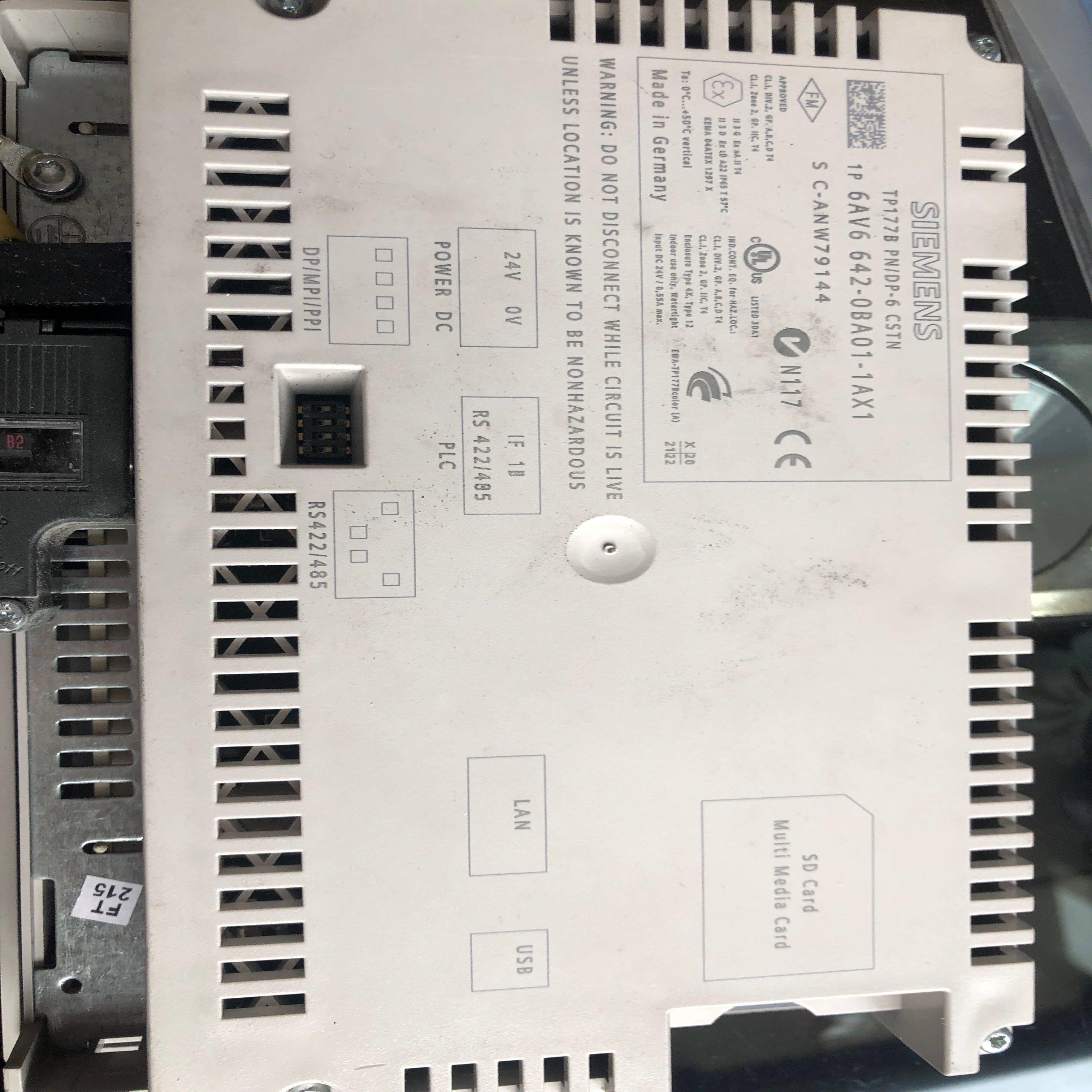 配件SIEMENS触控屏幕TP177B 6AV6642-0BA01-1AX1 拆机件议价