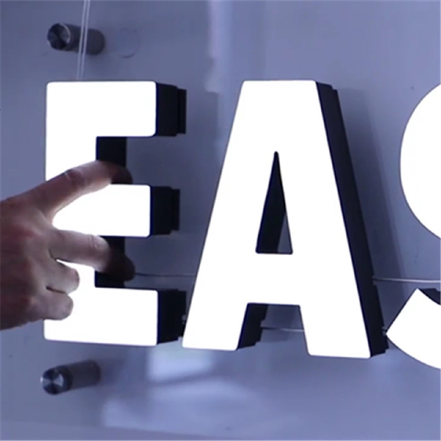 厂家专供亚克力灯牌LED正面发光广告牌室内外门牌标识