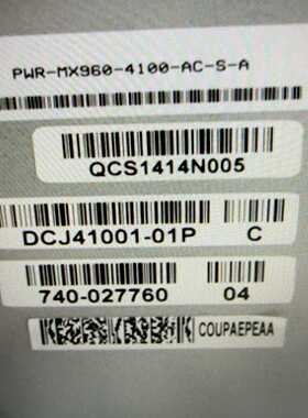 JuniperMX9604100W电源PWR-MX9询价