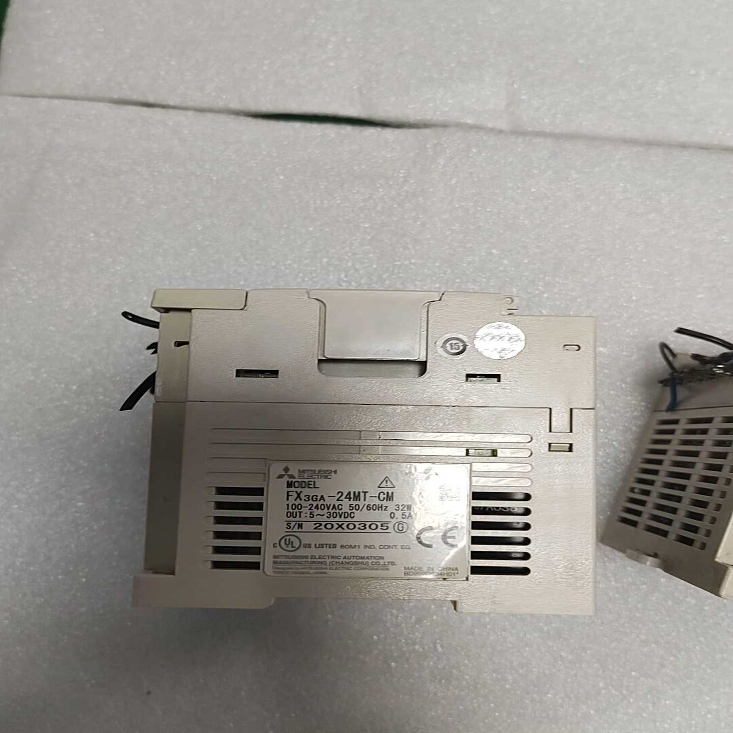 （请询价）三菱FX3GA-24MT-CM，拆机实物图，功能及点位包好，