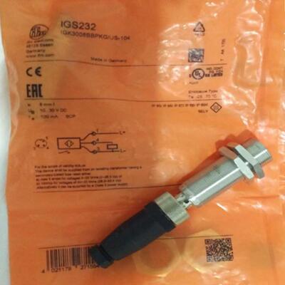 配件IGS232IGS213电感式传感器EVC001 EVC004德国IFM易福门议价