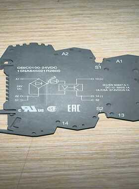 ABB光电耦合继电器OBIC0100-24VDC1SNA询价