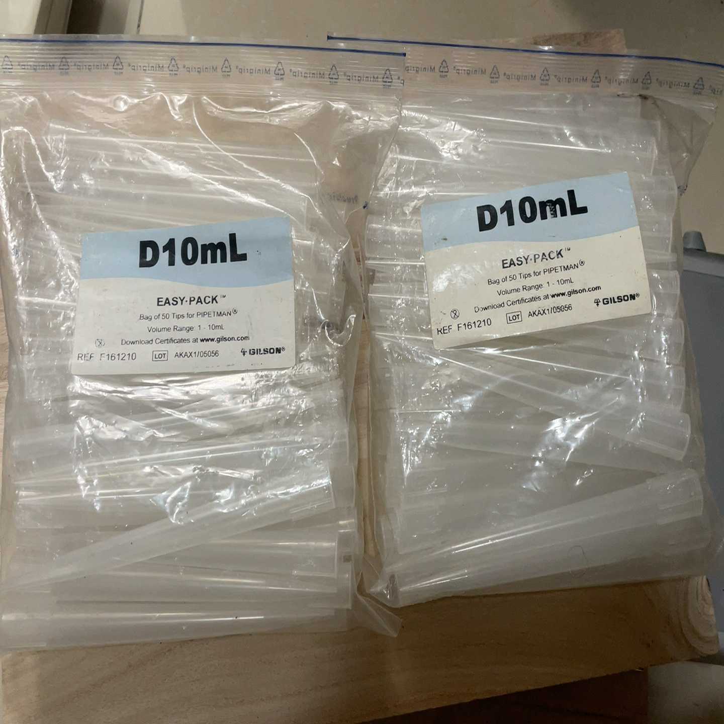 实验耗材Gilson吉尔森移液器袋装散装枪头移液吸头D10-议价