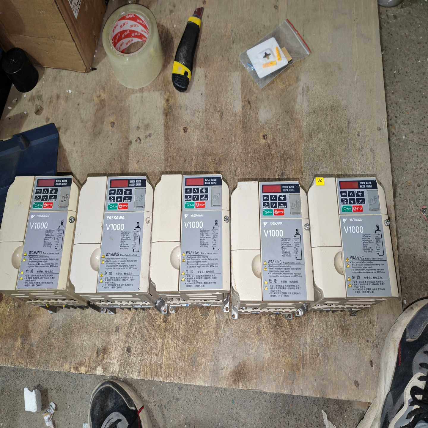 变频器VB4A0005BBA，功能，有7台，