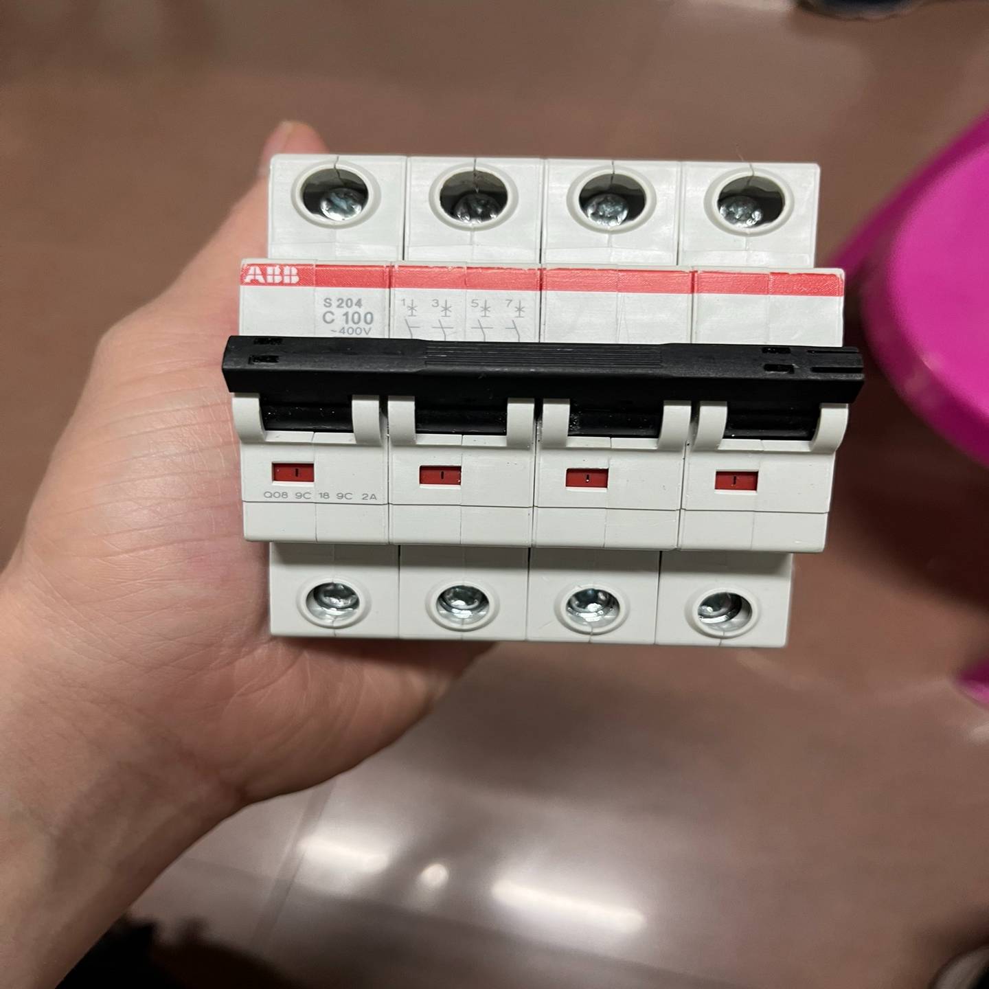 ABB/S204空气开关4p100A断路器开关C100A--议价商品