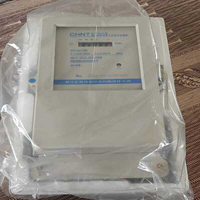 正泰DTS634型三相四线电能表，功率20A，0度未使用，成--议价商品