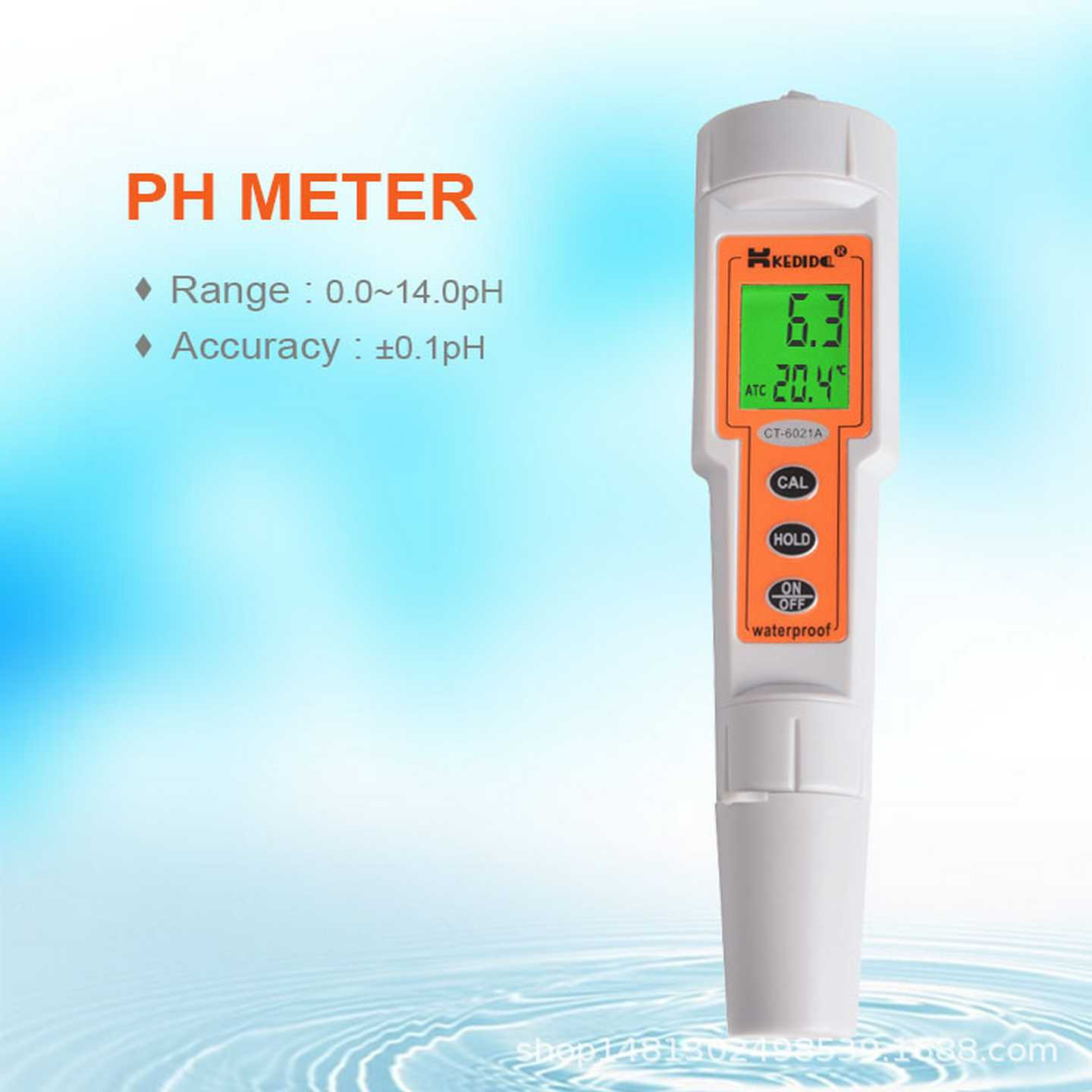 促销CT-6021Aph计笔式ph计ph值ph笔测试仪酸碱计ph测试