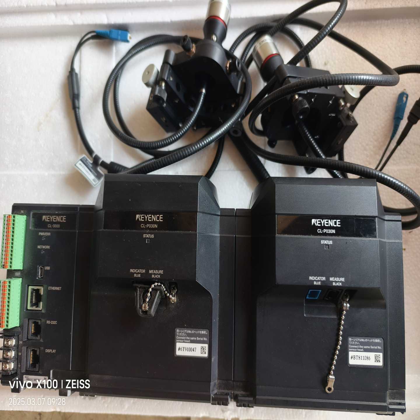 议价基恩士CL-3000加两个CL-P030N加探头两CL－P0现货/维修